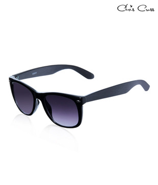 Chris Cross Black Wayfarer Sunglasses
