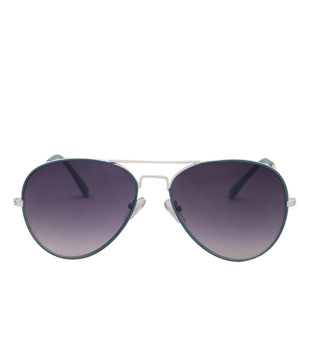 Joe Black Stylish Violet with White Frame Aviators