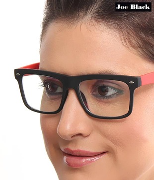 Joe Black Stylish Black & Red Optical Frame
