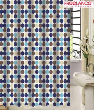 Freelance Circular Pattern Shower Curtain