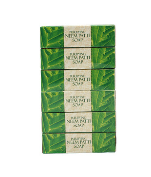 Vaadi Herbals Super Value Pack of 6 Neem Patti Soap - Contains Pure Neem Leaves (5 + 1 FREE)