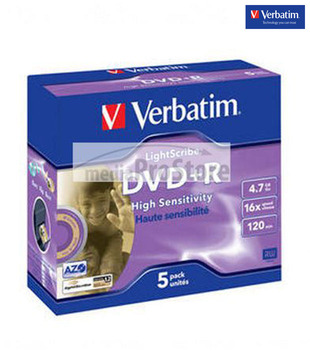 Verbatim Dvd+R 4.7Gb 5Pack Jewel Case