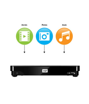 WD TV Live Hub-1 TB Media Centre