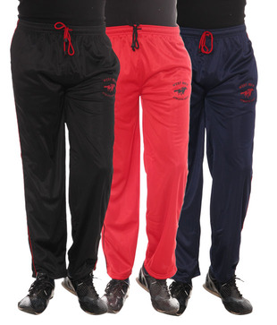 West Rock Pack Of Track Pants (FR-50-BKRDNV)