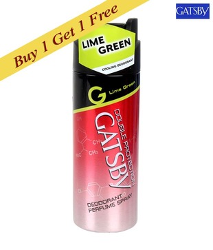 Gatsby Double Protection Lime Green(Buy one get one free) 175mlx2