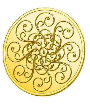 Infinium 24kt 20g 999 Purity ASSAY Certified Flower Gold Coin