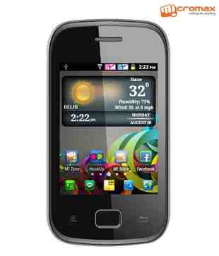 Micromax Smarty A25. Courtesy: minrp.com