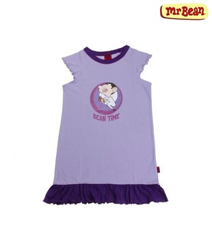 Mr. Bean Sleeping Time Girls Nightwear For Kids