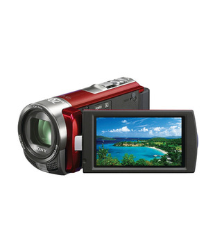 Sony DCR-SX45E Handycam (Red)