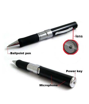 Ball Pen with High Quality Video Camera + Built-in 4GB USB Pen Drive + Free 6th Sense Gold Pen