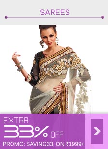 Sarees- Min. 40% + Extra 33% Off(Promo:SAVING33)